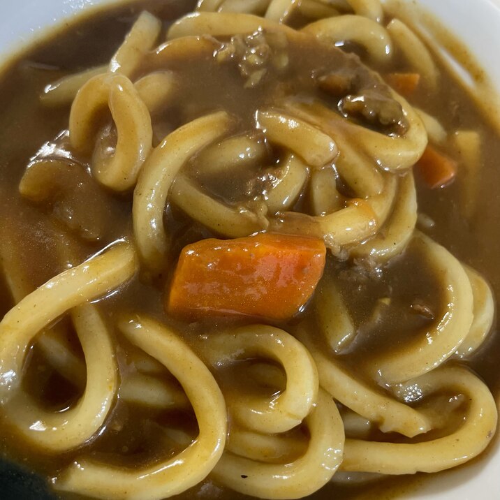 残り物カレーうどん